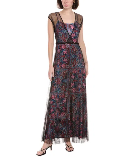 Johnny Was Justina Pleated Maxi Dress In Multi