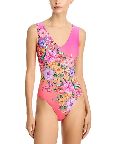 Johnny Was Kairi One Piece Swimsuit In Pink