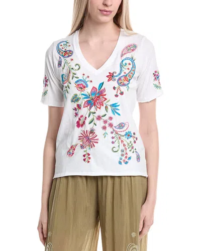 Johnny Was Karime T-shirt In White