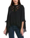 Johnny Was Katia Oversized Blouse In Black
