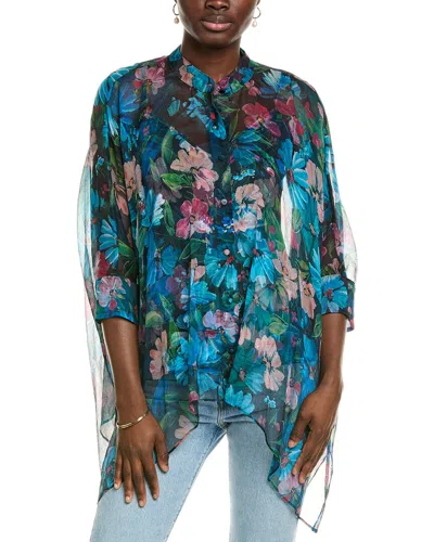 Johnny Was Katia Silk Blouse