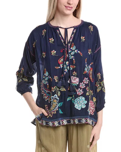 Johnny Was Kendra Blouse In Purple