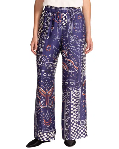 Johnny Was Keoki Silk-blend Pant In Purple