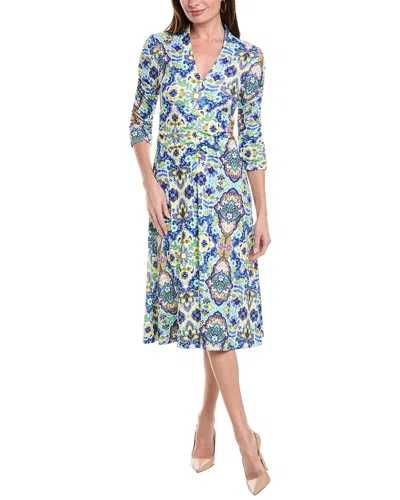JOHNNY WAS JOHNNY WAS KIARA MATTE JERSEY TEA-LENGTH DRESS