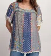 Johnny Was Kichica Padme Blouse In Multicolor In Multi