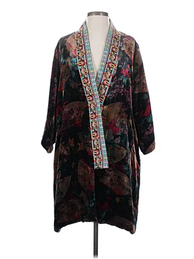 Pre-owned Johnny Was Kimono In Black