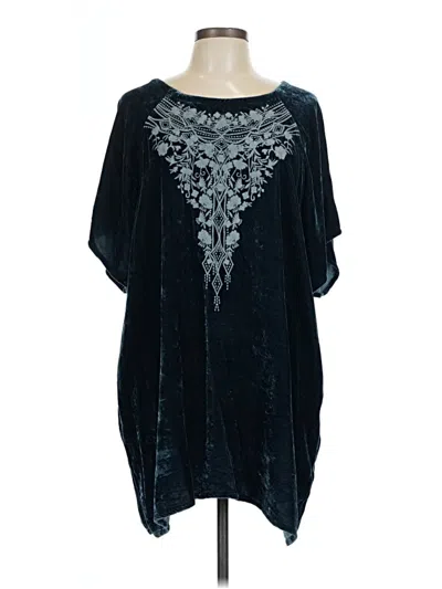 Pre-owned Johnny Was Kimono In Blue