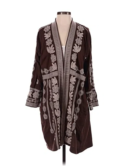 Pre-owned Johnny Was Kimono In Brown