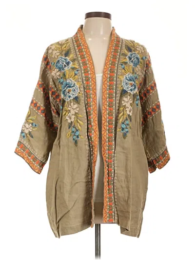 Pre-owned Johnny Was Kimono In Brown