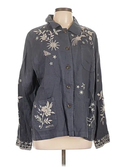 Pre-owned Johnny Was Kimono In Gray