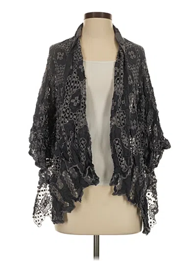 Pre-owned Johnny Was Kimono In Gray