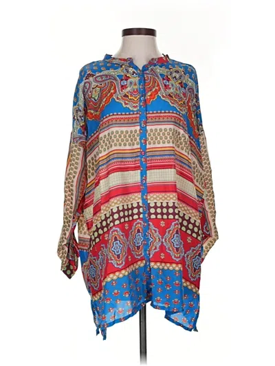 Pre-owned Johnny Was Kimono In Red