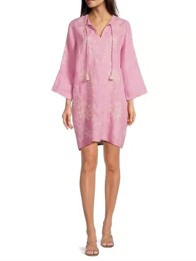 Johnny Was Kimono Sleeve Relaxed Dress Danika In Taffy In Multi