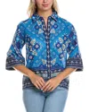 Johnny Was Kimono Sleeve Shirt In Multi