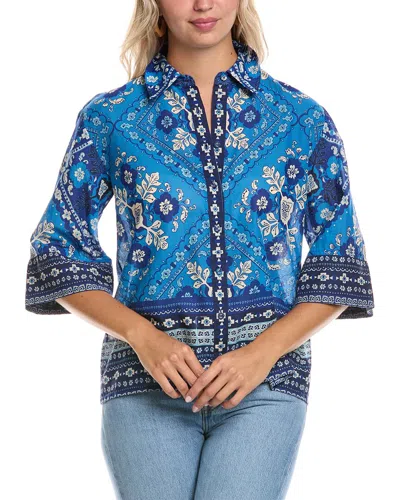 JOHNNY WAS KIMONO SLEEVE SHIRT