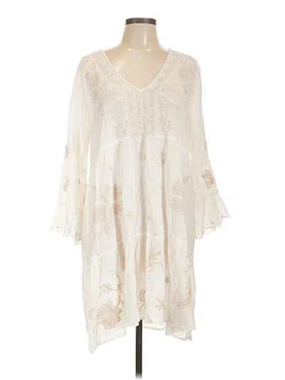 Pre-owned Johnny Was Kimono In White