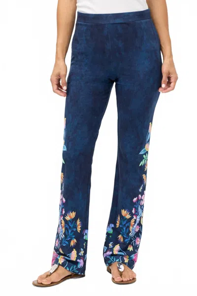 Johnny Was Knit Baby Boot Pants In Elizabeth In Blue