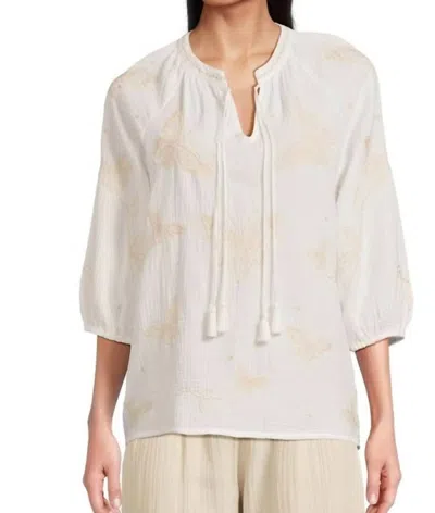 Johnny Was Koleen Blouse In White In Neutral