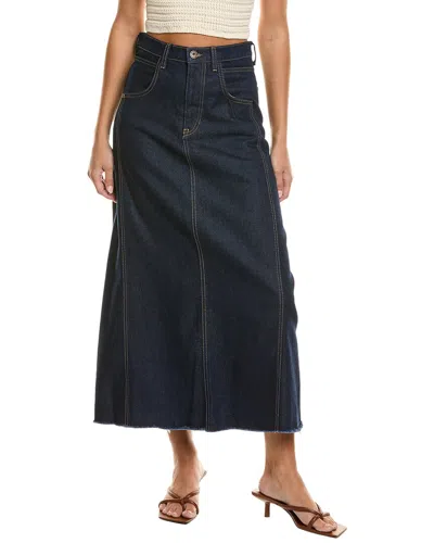 Johnny Was La Siene Denim Maxi Skirt In Black