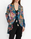 Johnny Was Lapham Ryder Reversible Coat In Multicolor In Multi
