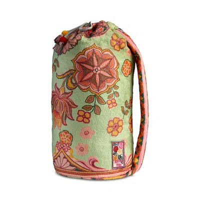 Johnny Was Laurel Canyon Demin Lace Reversible Cozy Blanket In Multi