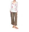 Johnny Was Lemie Pant In Vintage Army