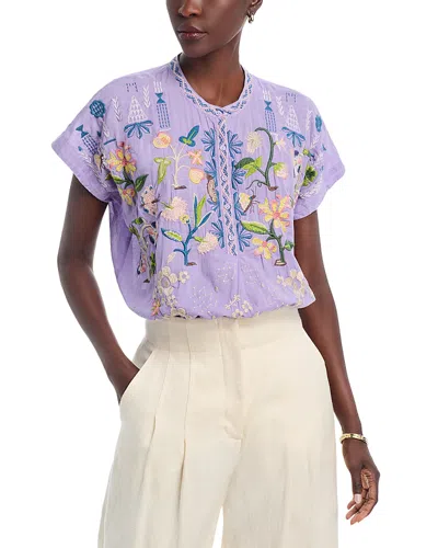 Johnny Was Lemona Top In Bougainvil
