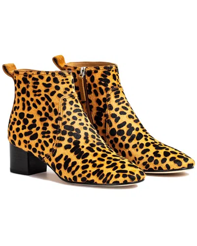 Johnny Was Leopard Haircalf Bootie In Brown