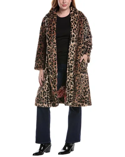 Johnny Was Leopard Silk-lined Jacket In Animal Print