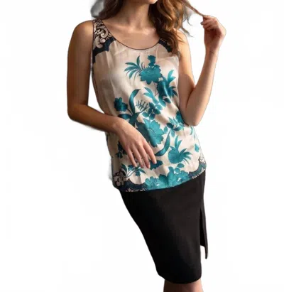 Johnny Was Letty Reversible Tank In Delphini & Paisley In Multi