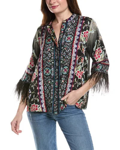 Johnny Was Lewella Silk Kimono In Black