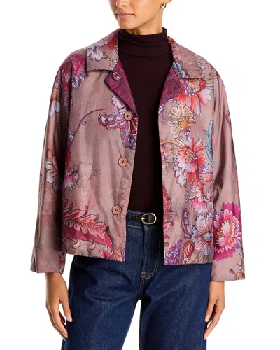 Johnny Was Lightweight Reversible Jacket In Multi