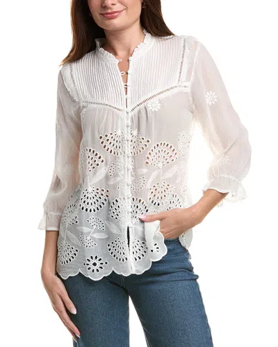 Johnny Was Lilianne Shirt In White