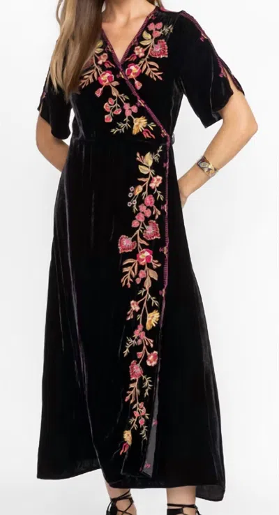 Johnny Was Lilith Wrap Dress In Black