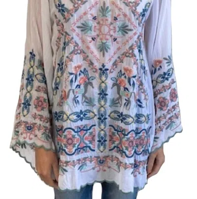 Johnny Was Lina Tunic In White