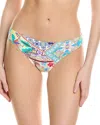 Johnny Was Locita Hipster Bikini Bottom In White