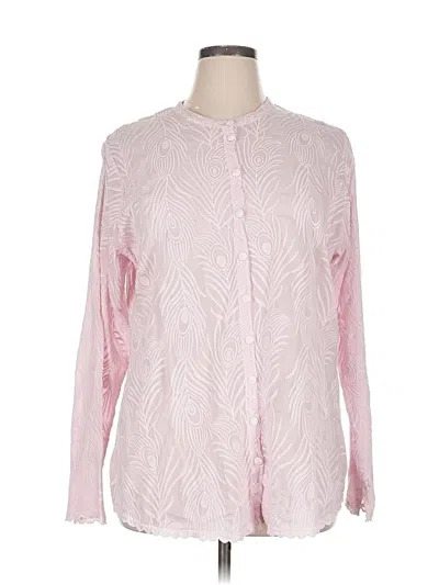 Johnny Was Long Sleeve Blouse In Pink