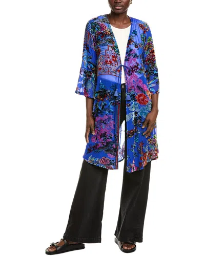 Johnny Was Lottie Silk-blend Kimono