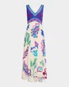 Johnny Was Lottie Sleeveless Floral-print Maxi Dress