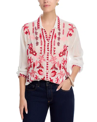 Johnny Was Luisa Shirt In White