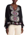Johnny Was Madelyn Ruffled Blouse In Siera