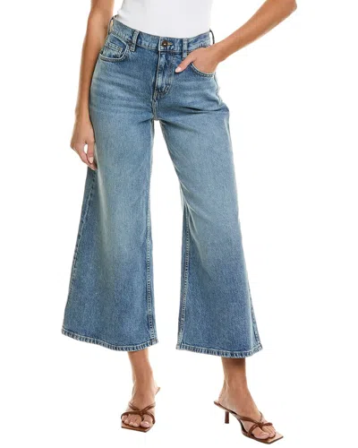 Johnny Was Mademoiselle Grey Wash Wide Leg Jean In Blue