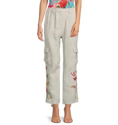 Johnny Was Maisie Cargo Pant In San In Beige