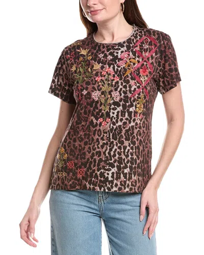 Johnny Was Malaya T-shirt In Brown