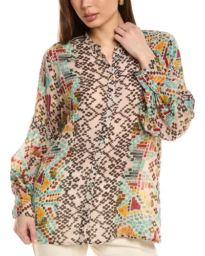 Johnny Was Malina Blouse In Etris In Multi
