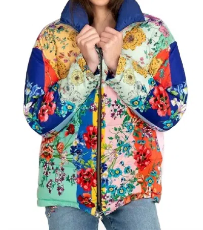 Pre-owned Johnny Was Marcel Parka Jacket For Women In Multi