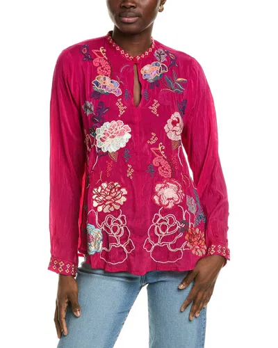 Johnny Was Marcia Blouse In Red