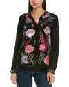 Johnny Was Marcia Blouse In Black