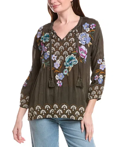 Johnny Was Margot Blouse In Green