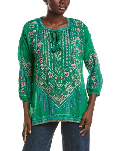 Johnny Was Margot Blouse In Green